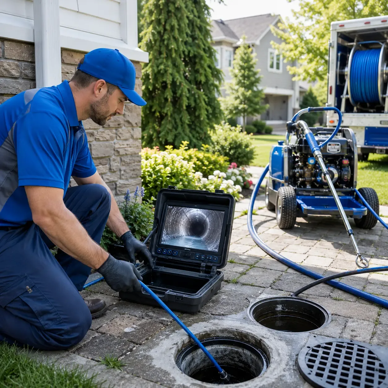 Outdoor drain cleaning professionals serving Reasnor, IA
